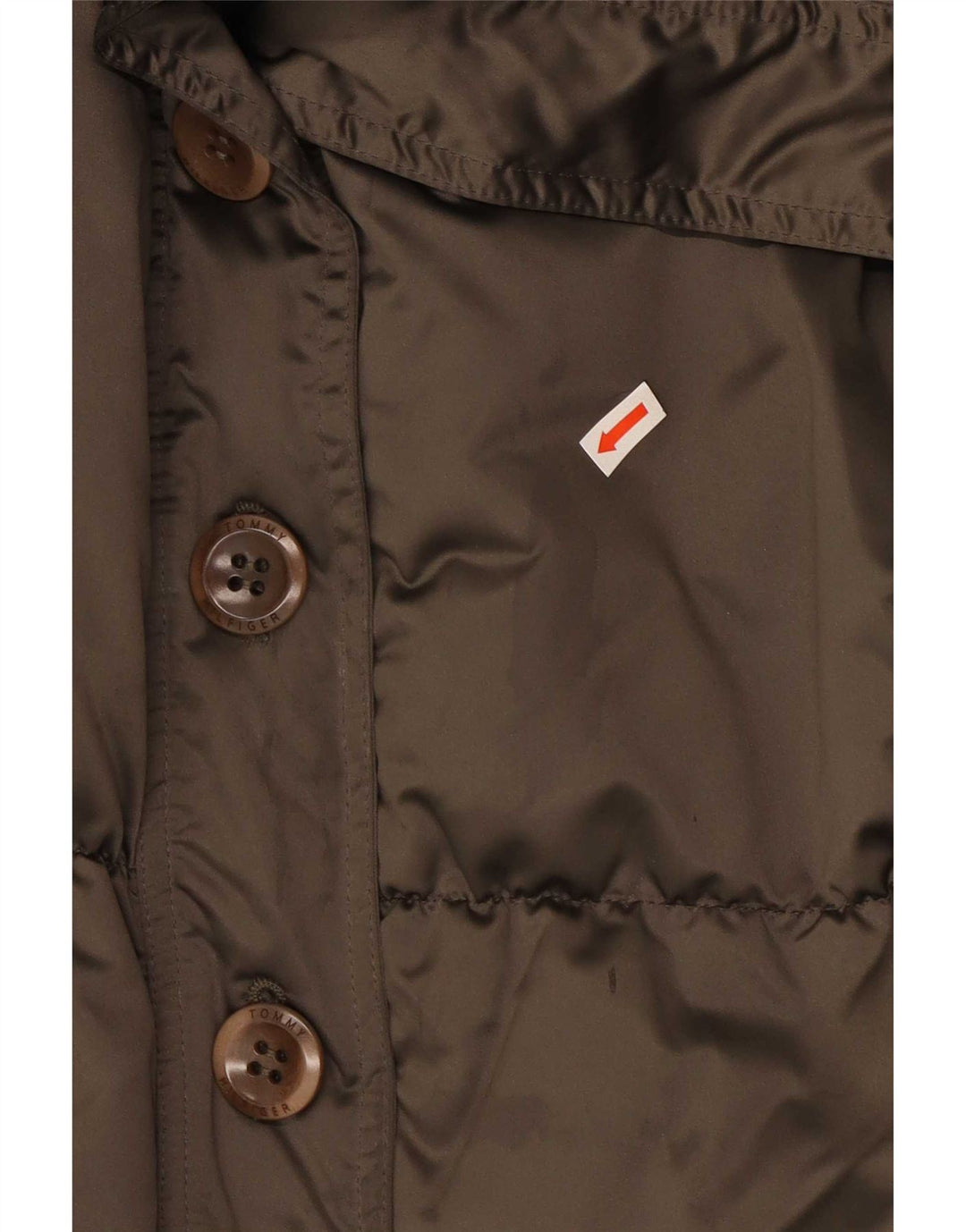 Tommy Hilfiger Damska kurtka ocieplana UK 18 XL Brązowa Poliester