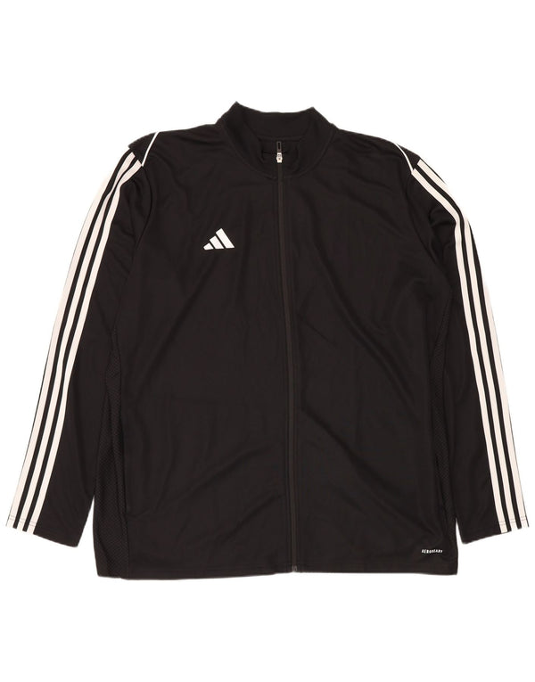 Męska kurtka dresowa Aeroready Slim Fit ADIDAS 2XL, czarna, poliester