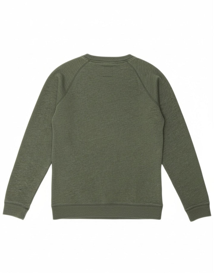 JACK WILLS Womens Sweatshirt Jumper UK 8 Small Green Cotton