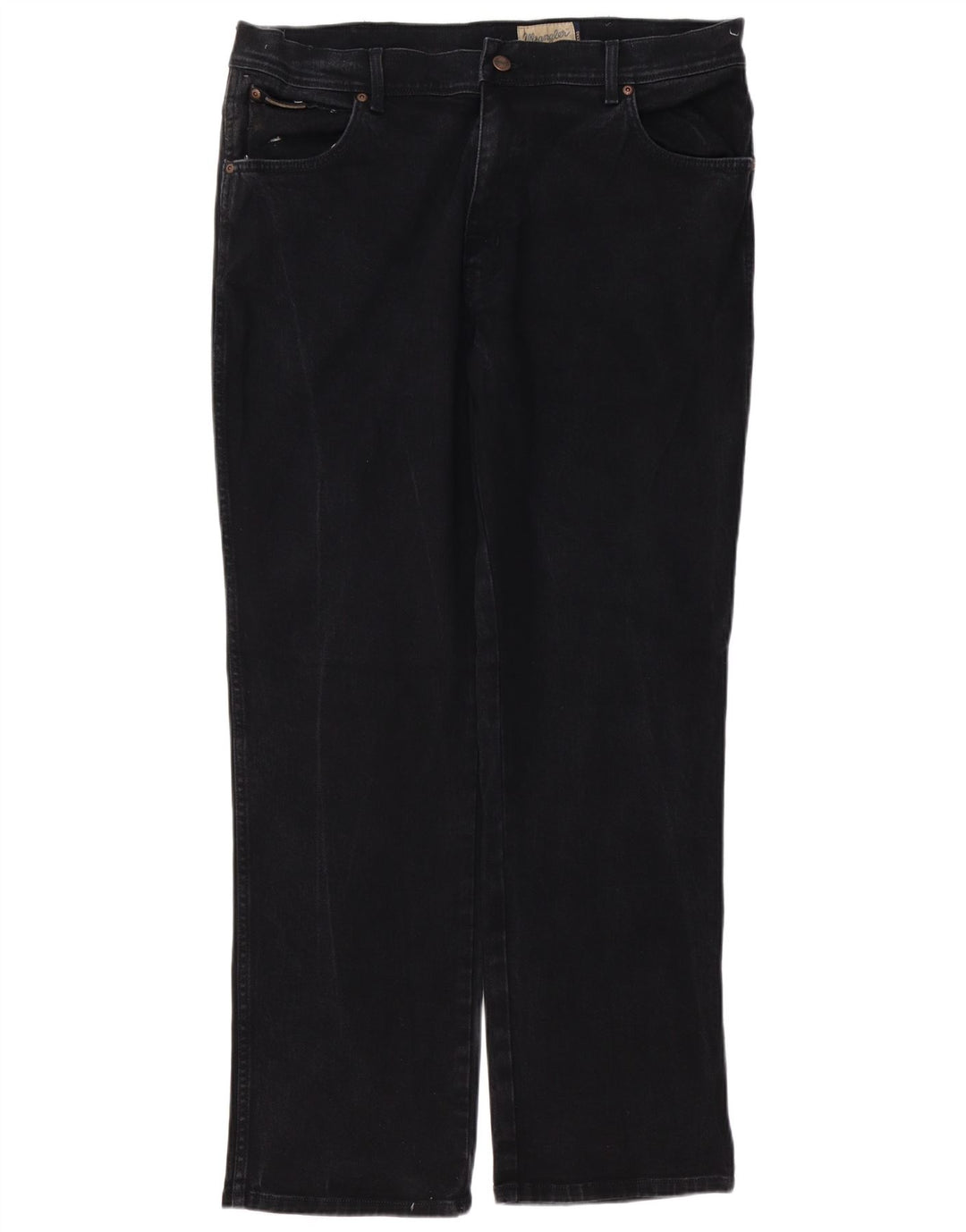 Męskie jeansy WRANGLER Texas Straight W38 L32, czarne, bawełniane