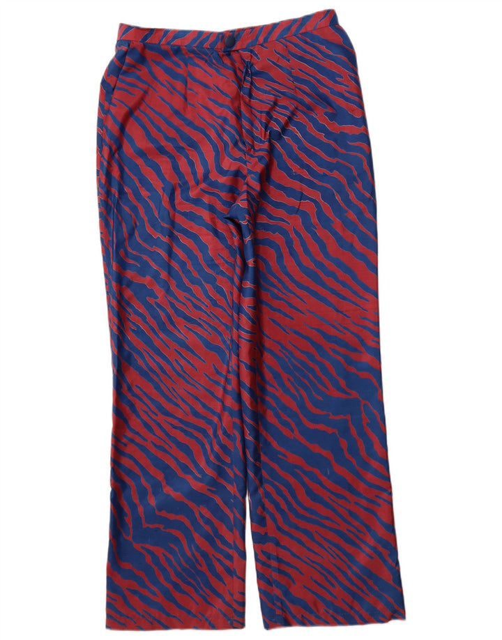 Damskie proste spodnie chino VINTAGE W30 L29 w niebieskie paski