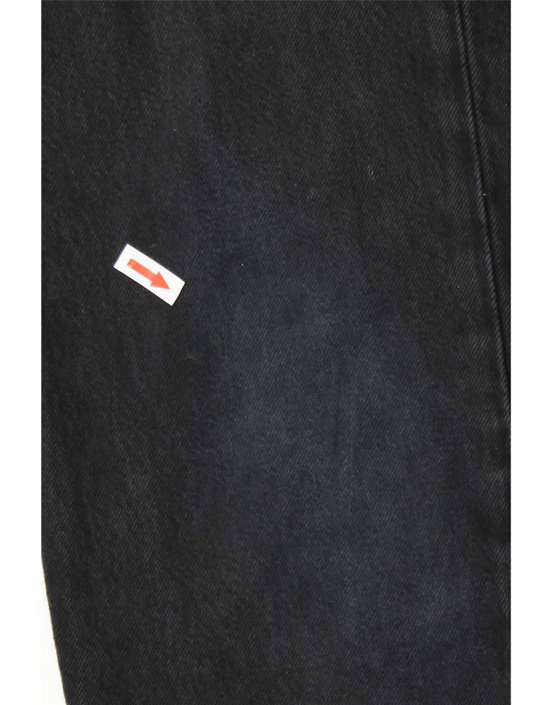 Męskie dżinsy Levi's 501 Straight W33 L30 Czarna bawełna