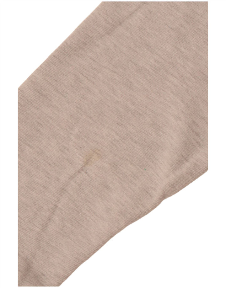 SUPERDRY Męski sweter z grafiką, duży, szary, bawełniany