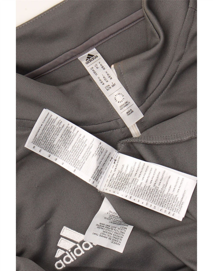 Damski dres ADIDAS Aeroready z zamkiem błyskawicznym, UK 20/22 XL, szary