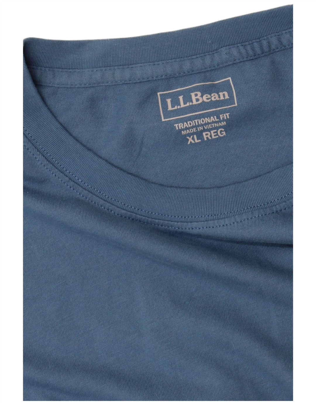 L.L.BEAN Męski top o tradycyjnym kroju z długim rękawem XL, niebieski