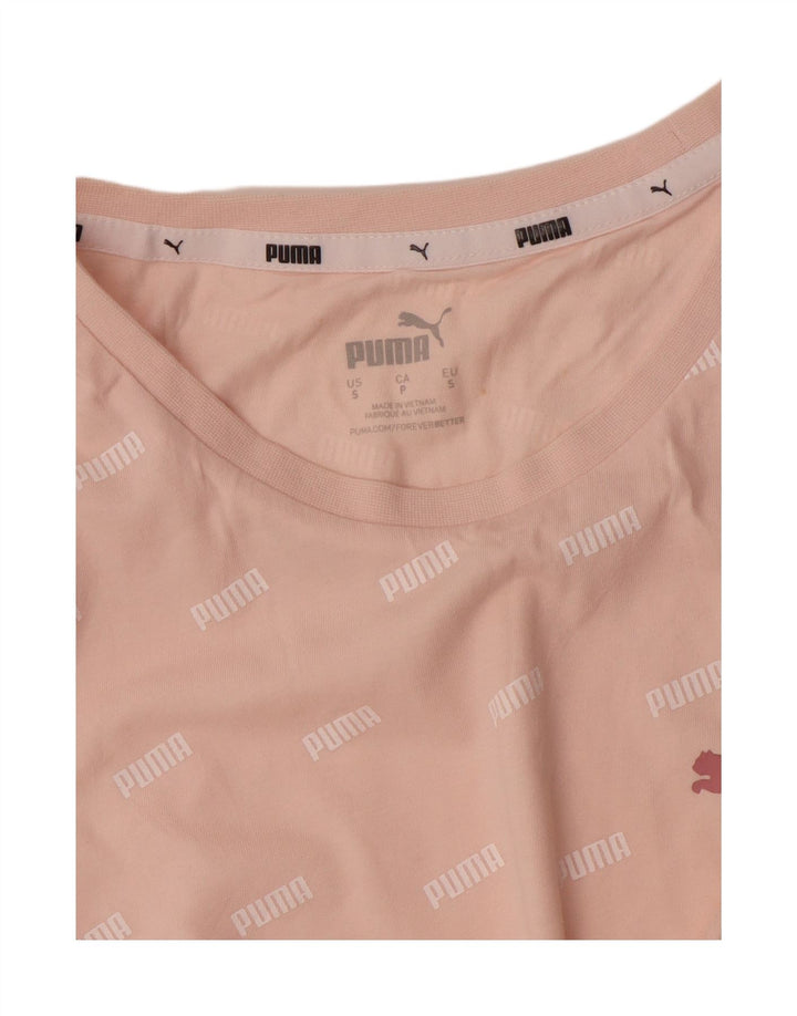 Męski T-shirt z grafiką PUMA, mały, różowy