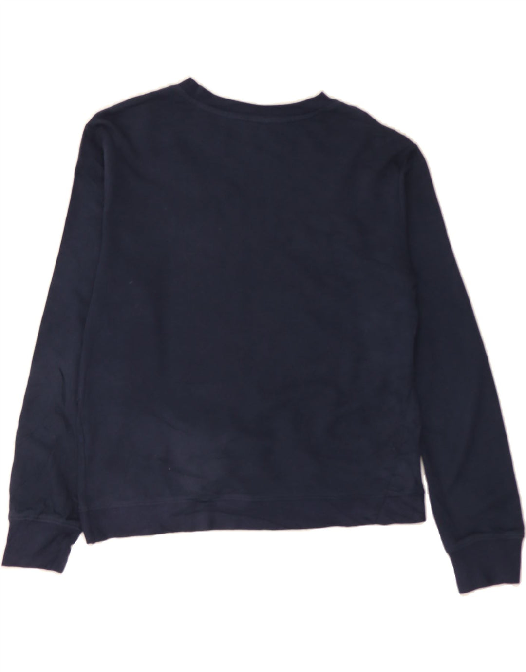 NAUTICA Womens Oversized Graphic Sweatshirt Jumper UK 10 Small Navy Blue Vintage Nautica and Second-Hand Nautica from Messina Hembry 