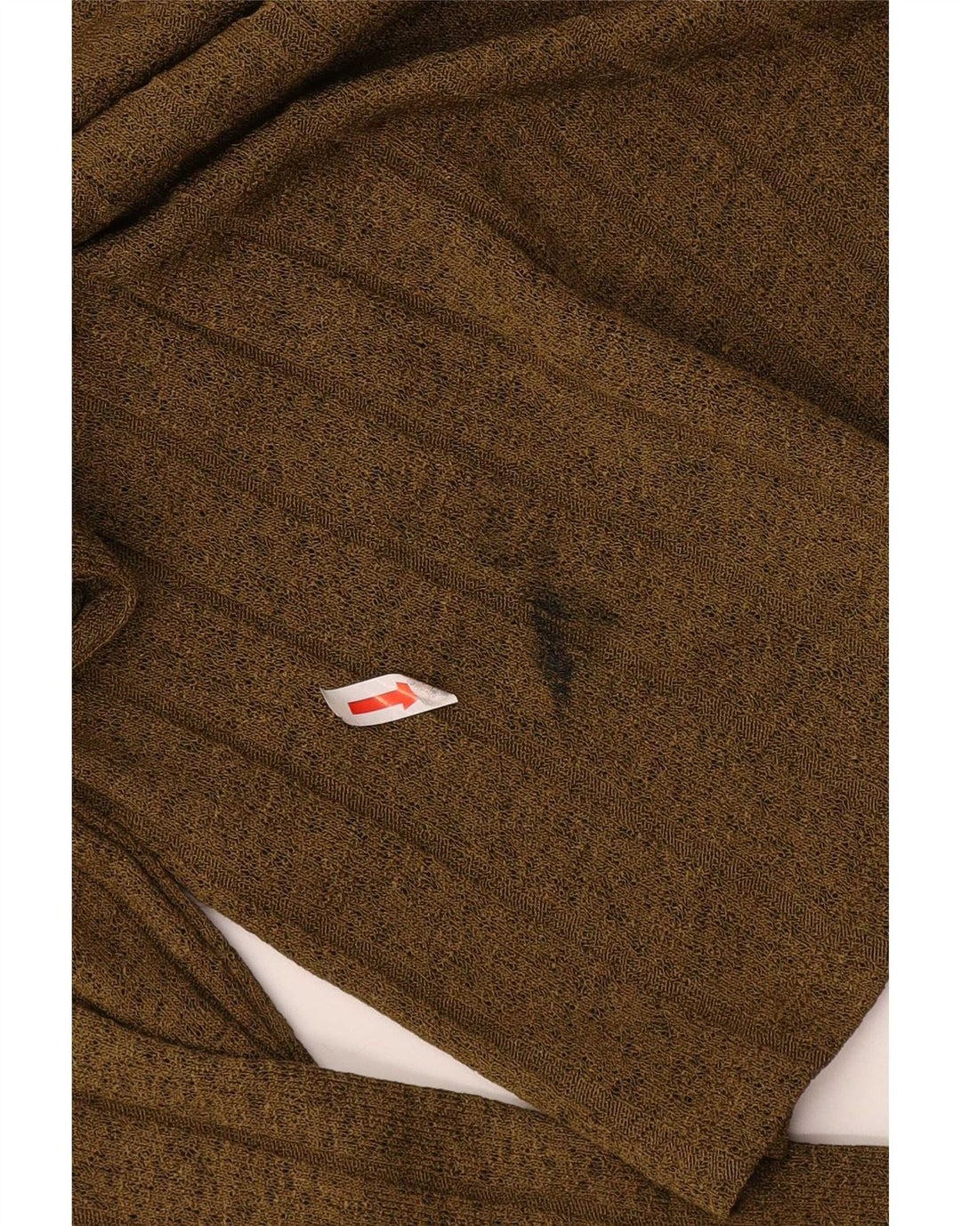 Marks & Spencer Damski top z długim rękawem, UK 12, średni, khaki, poliester