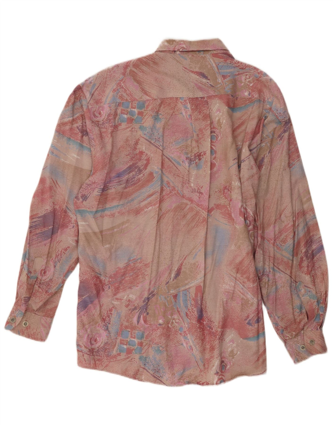 Koszula męska Fairbanks w abstrakcyjny wzór, rozmiar 46 XL, różowa