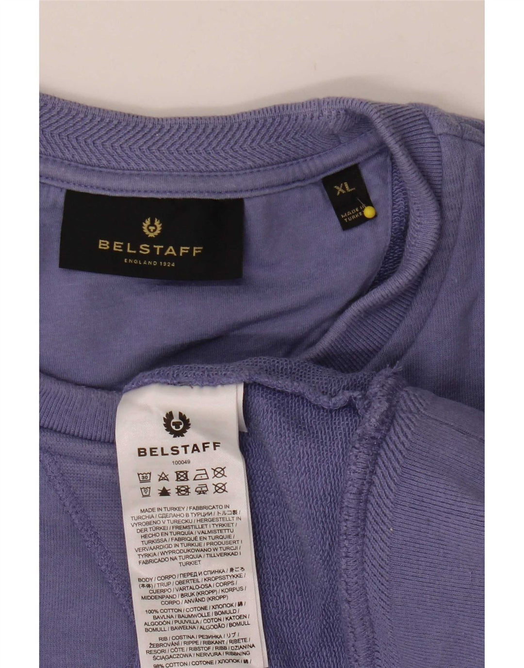 Bluza męska Belstaff XL, fioletowa bawełna