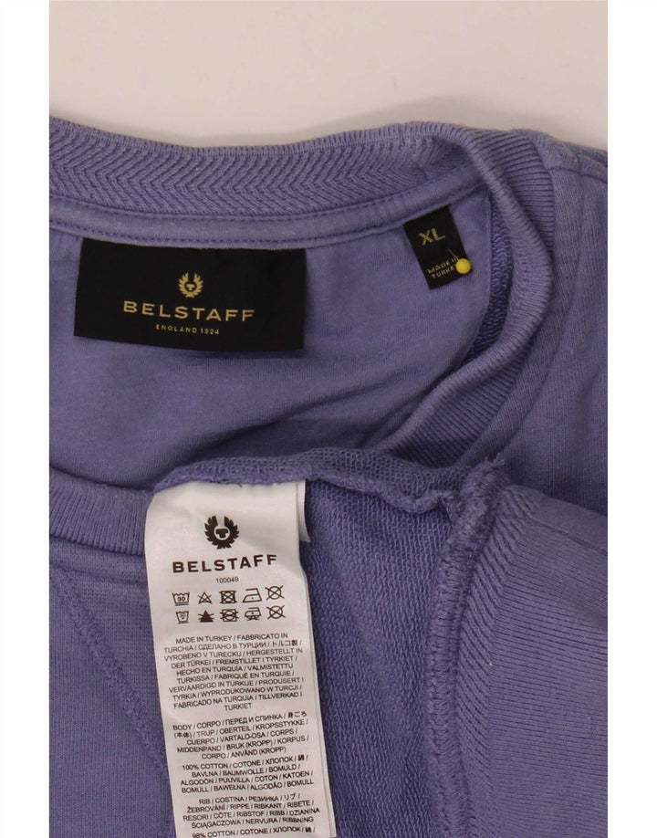 Bluza męska Belstaff XL, fioletowa bawełna
