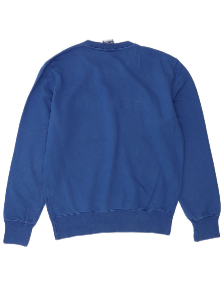 Męski sweter z grafiką Champion, mały, niebieski, bawełniany