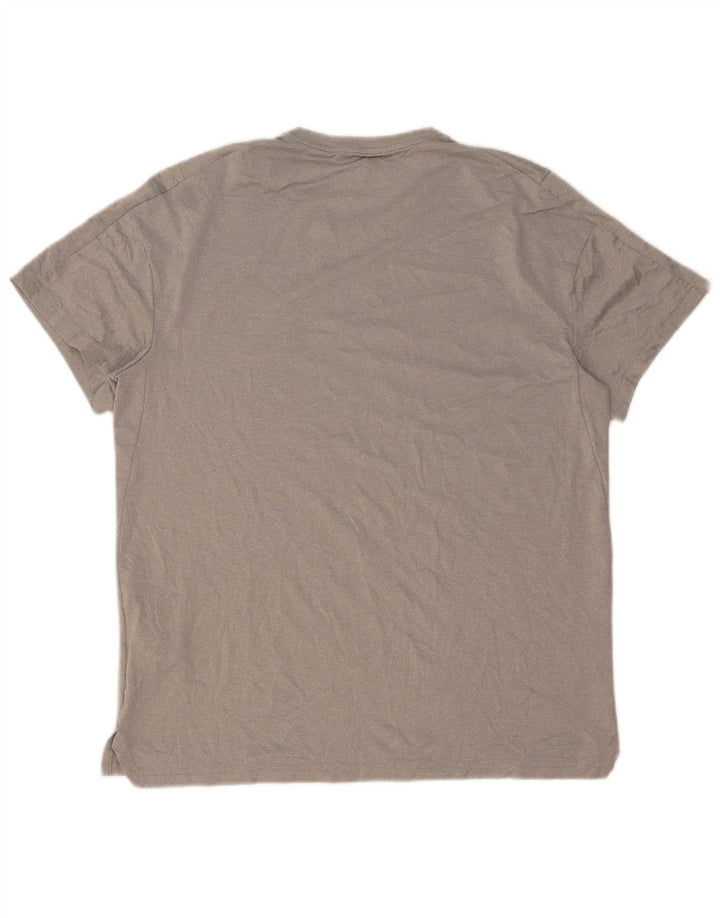Męski T-shirt Nike Dri Fit, duży, szary, poliestrowy