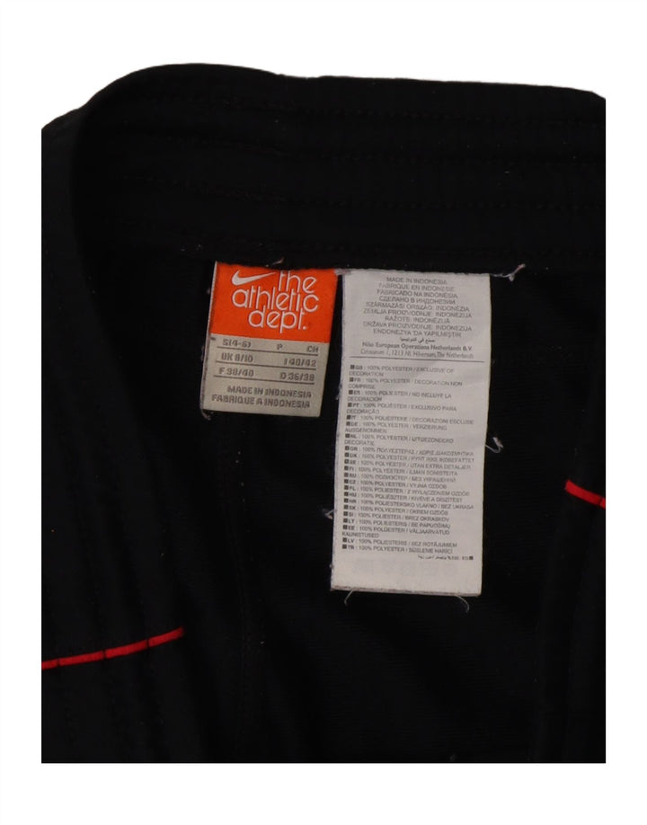 NIKE Womens Tracksuit Trousers UK 4/6 Small  Black Polyester Vintage Nike and Second-Hand Nike from Messina Hembry 
