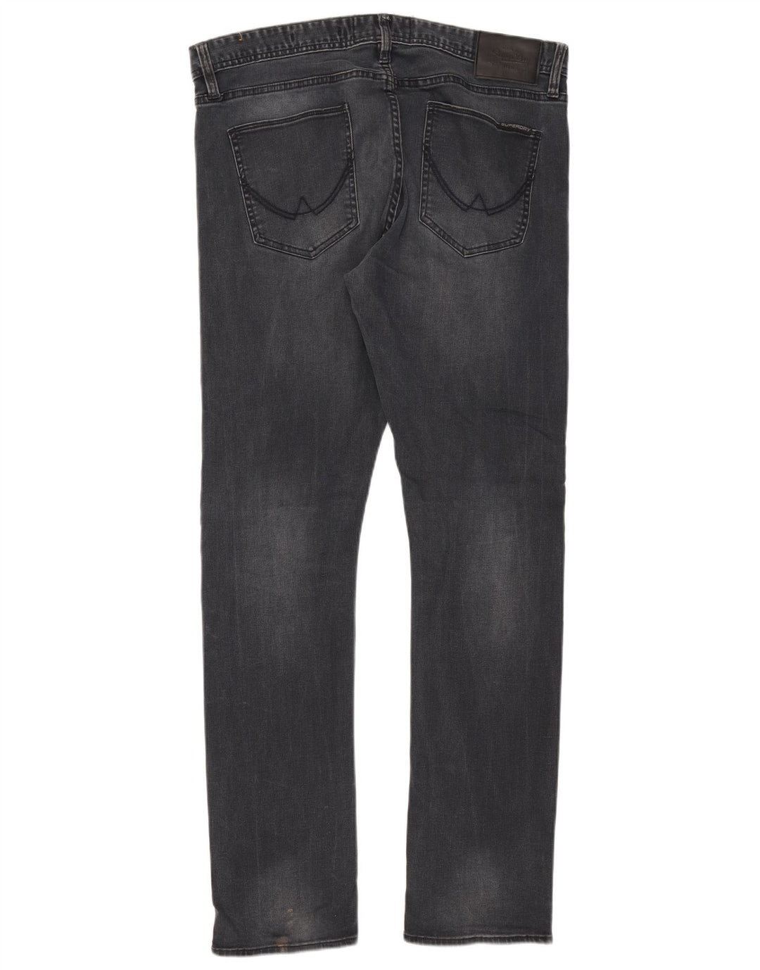 Męskie jeansy Superdry Corpporal W34 L32 Granatowe, bawełniane
