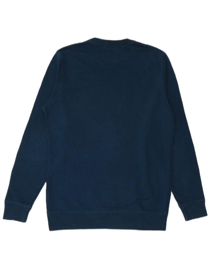 Męski sweter z grafiką VANS, mały, niebieski, bawełniany