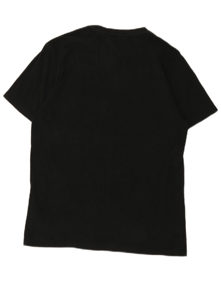 T-shirt męski All Saints, średni czarny, bawełniany