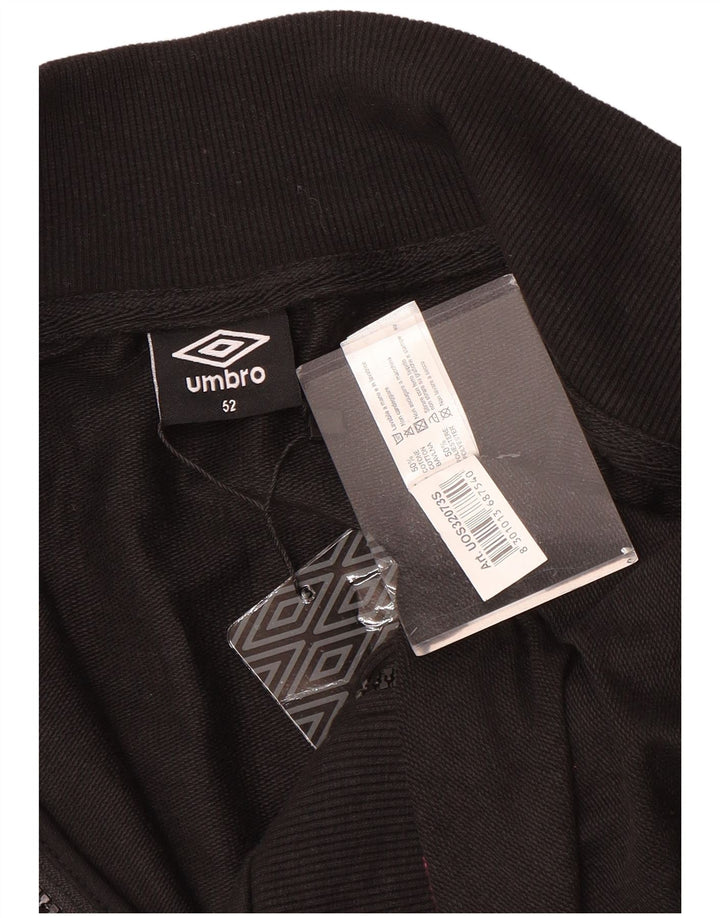 Męska kurtka dresowa Umbro IT 52, duża, czarna, bawełniana