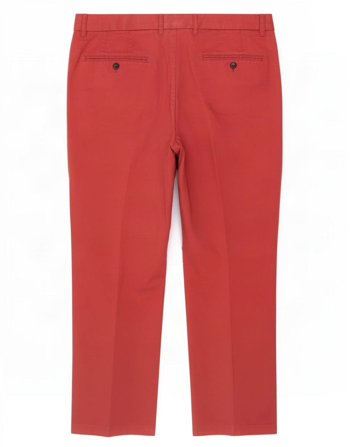 Męskie spodnie Chino Marks & Spencer Blue Harbor Regular W44 L29 Czerwone
