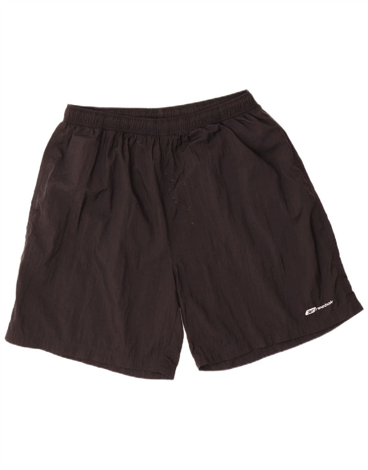 Męskie spodenki sportowe REEBOK 2XL z czarnego nylonu
