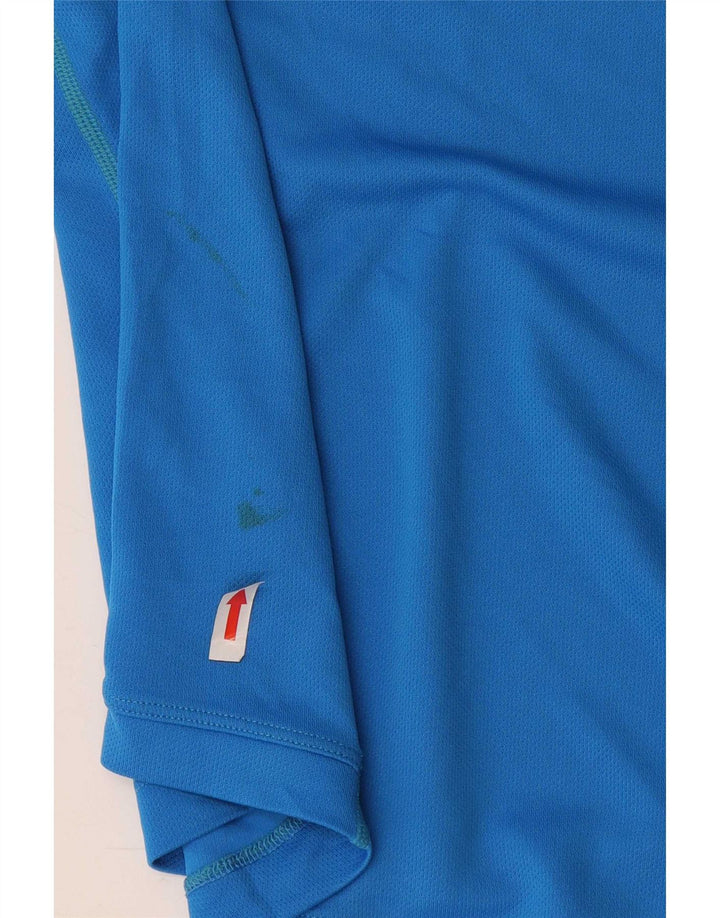 Męska koszulka Nike Dri Fit Top, średni niebieski poliester