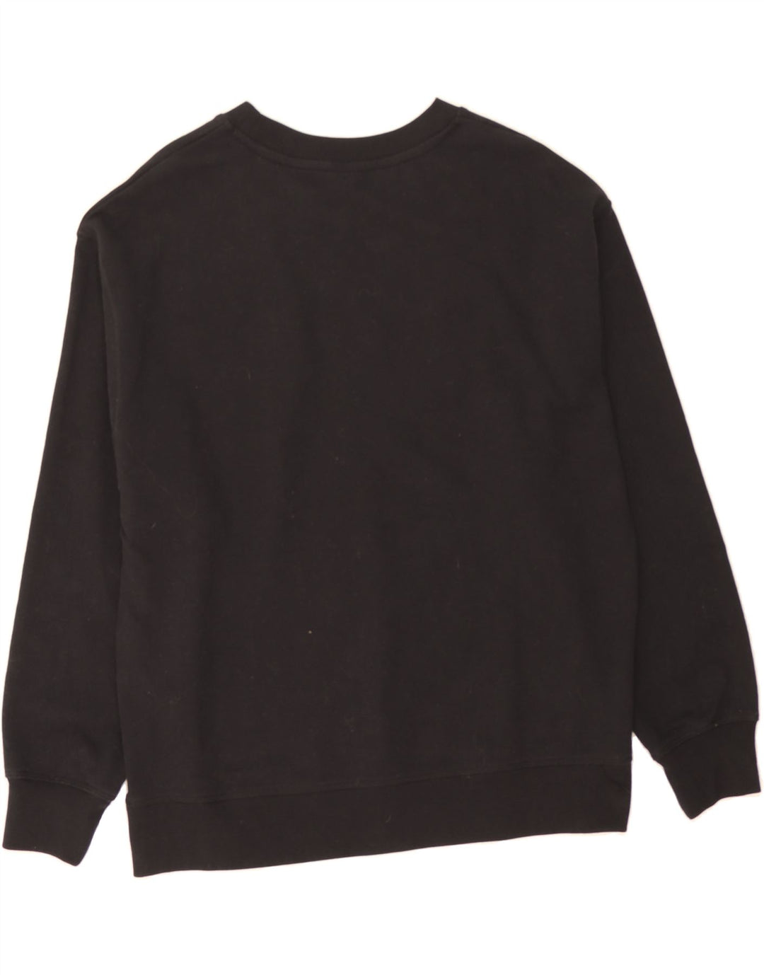 LEVI'S Womens Graphic Sweatshirt Jumper UK 16 Large Black Cotton Vintage Levi's and Second-Hand Levi's from Messina Hembry 