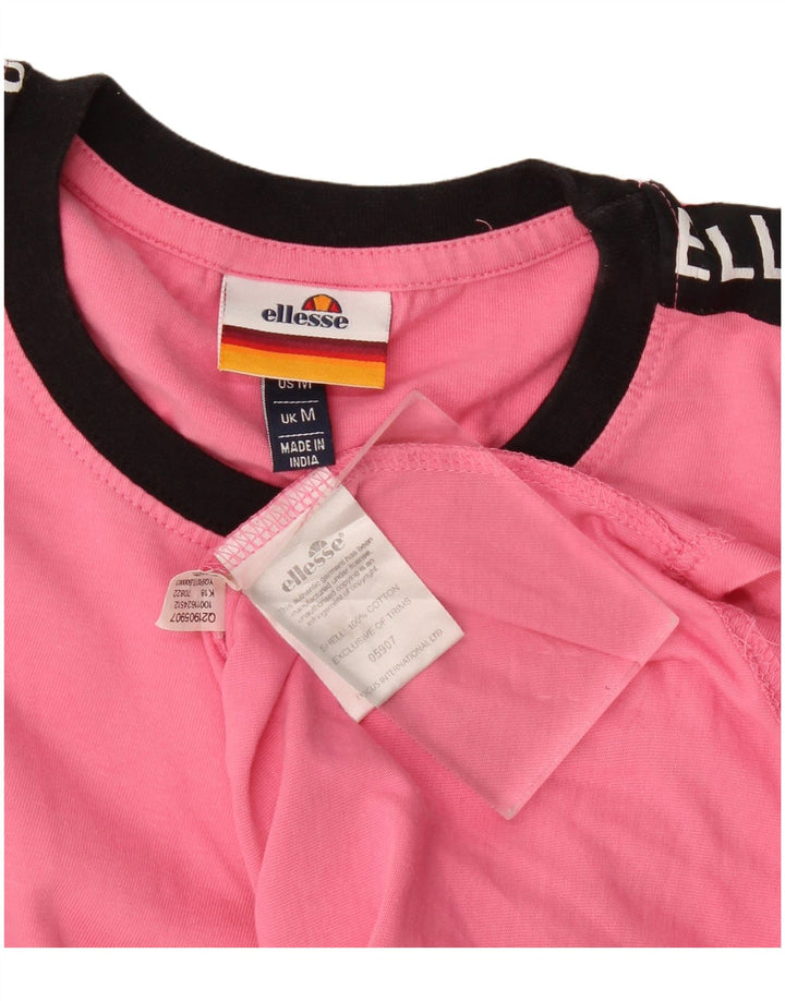 Męska koszulka z grafiką Ellesse Top w kolorze średniego różu