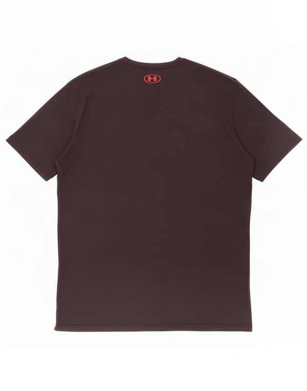 Under Armour Mens Heat Gear Graphic T-Shirt Top XL Black