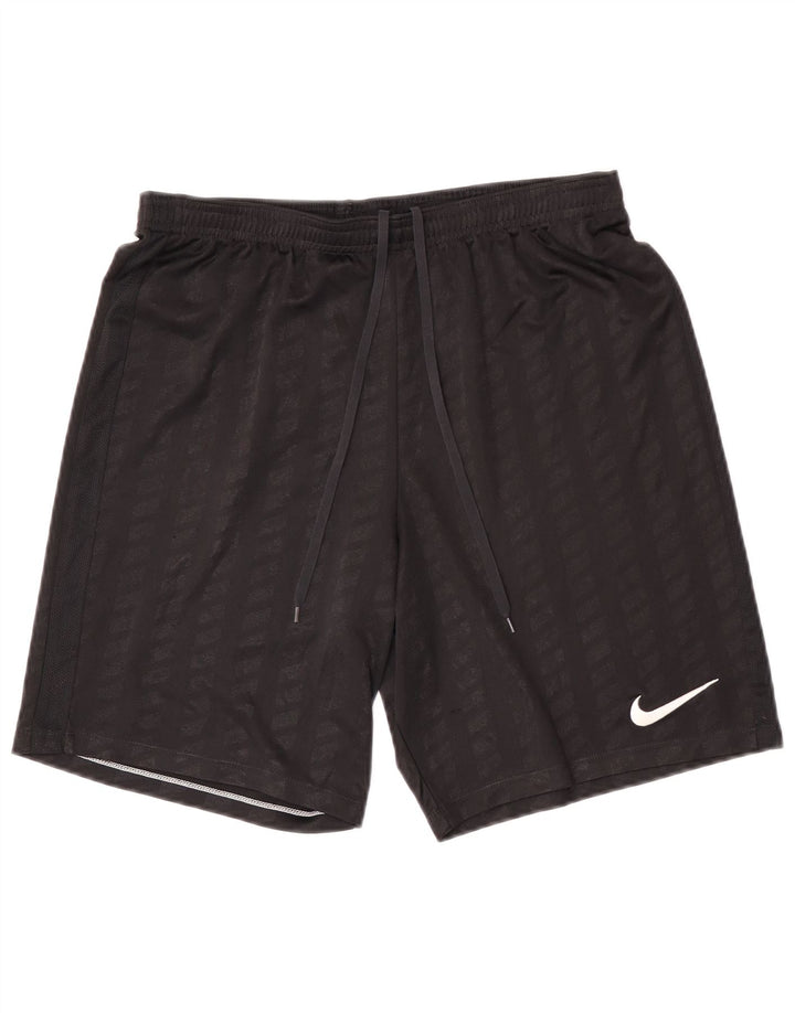 Męskie spodenki sportowe Nike, duże, czarne, poliestrowe