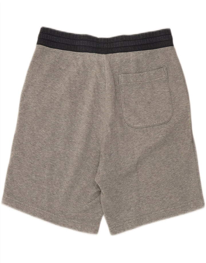 Męskie spodenki sportowe Converse, małe, szare, bawełniane z blokami kolorów