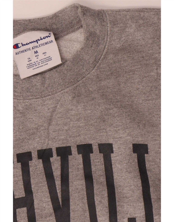 Męska bluza z kapturem Champion Nashville Graphic, średnioszara, nakrapiana
