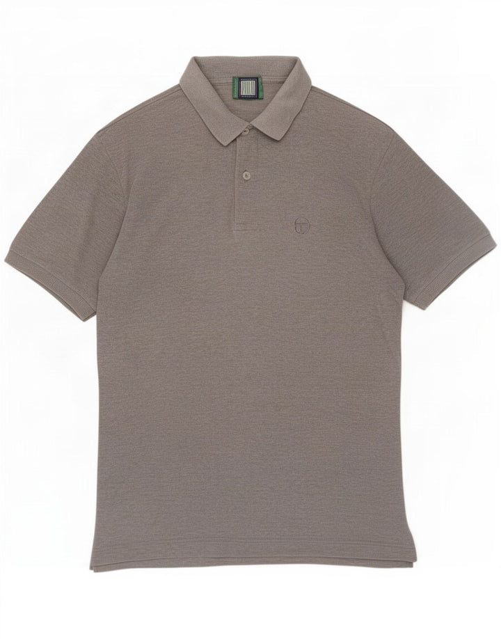 Męska koszulka polo Sergio Tacchini, średnioszara, nakrapiana