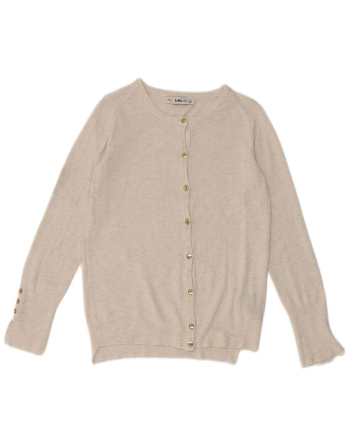 Sweter damski Zara Cardigan UK 12 Średni szary, nakrapiany wiskoza