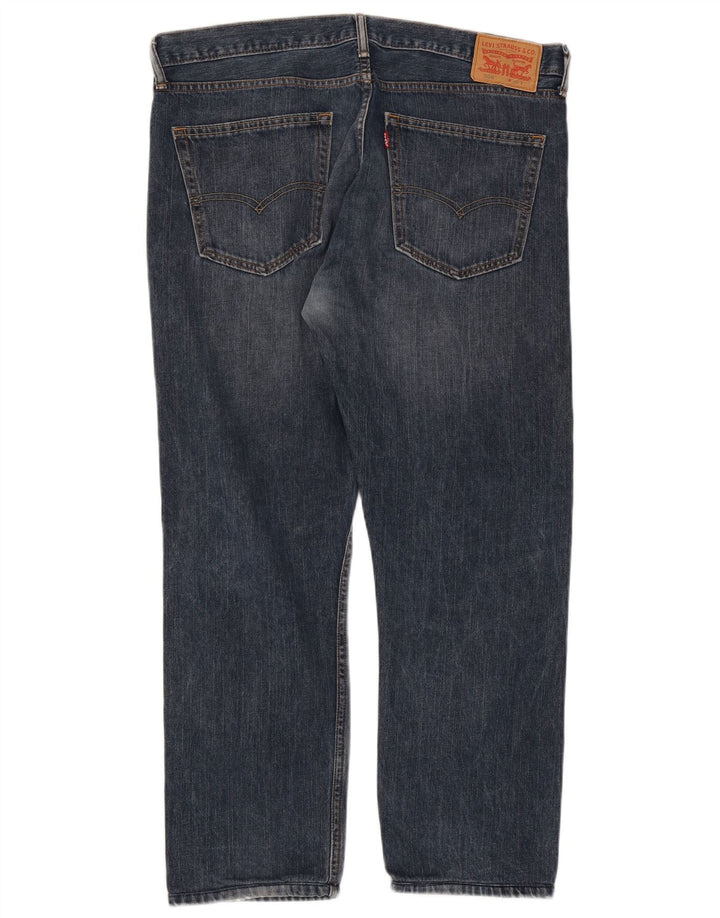 Męskie dżinsy Levi's 508 Straight W36 L29 Granatowa bawełna
