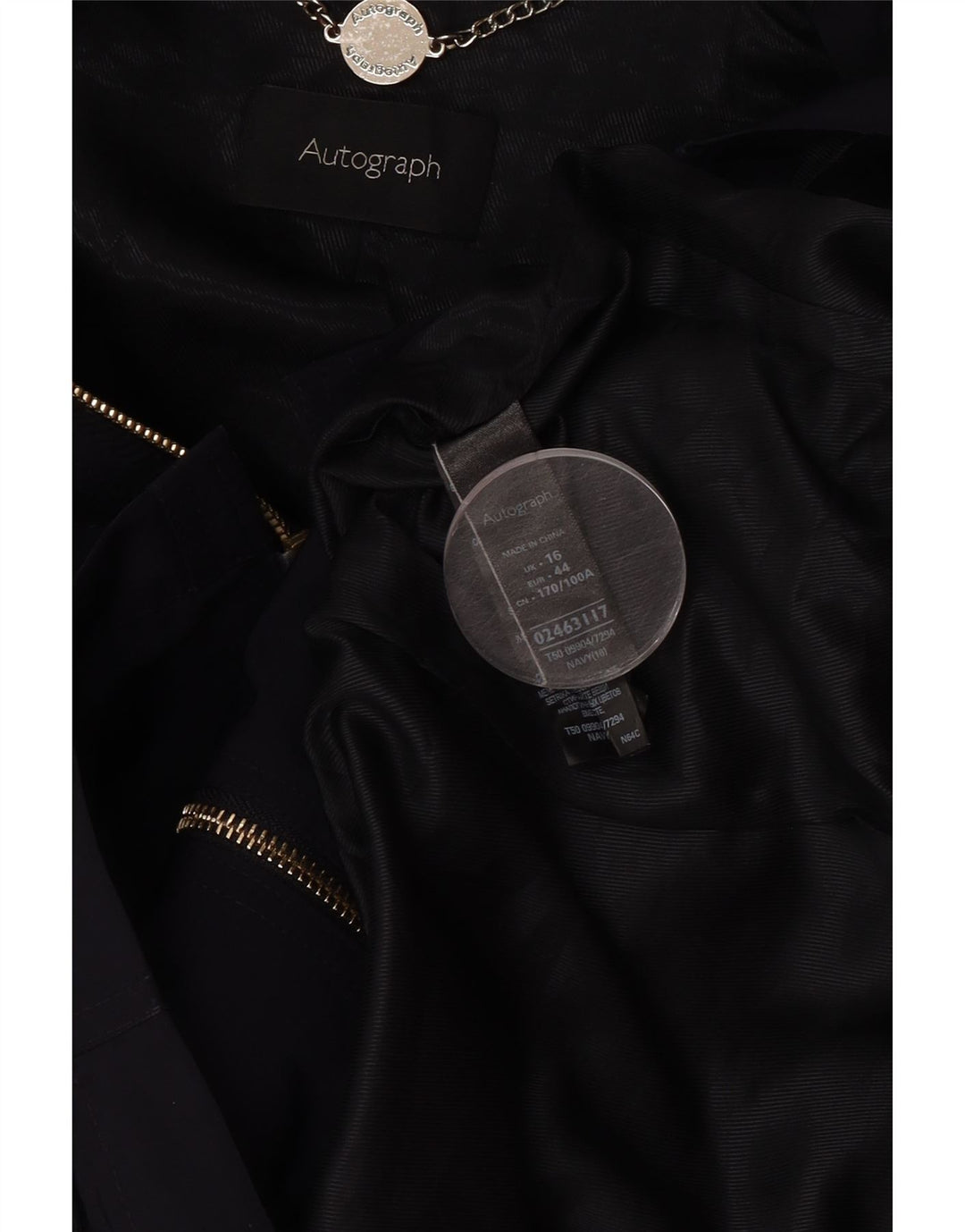 Kurtka damska Marks & Spencer Autograph Utility UK 16, duża, granatowa