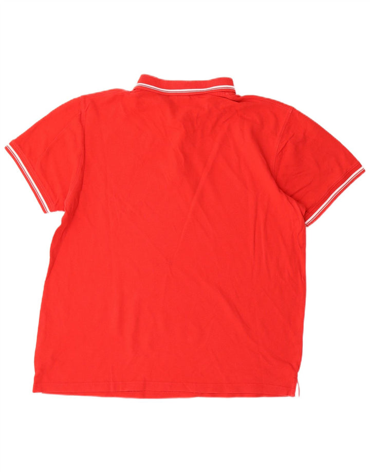 Męska koszulka polo Sergio Tacchini XL, czerwona, bawełniana