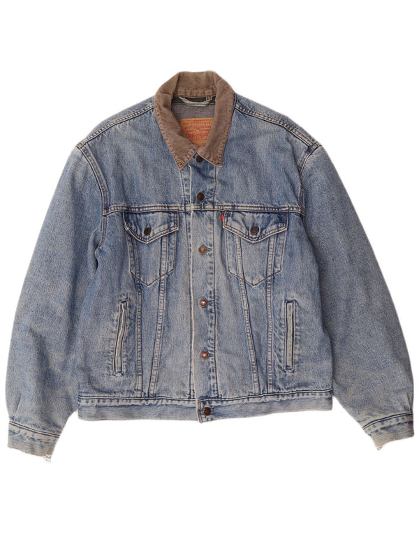 Męska kurtka dżinsowa LEVI'S UK 40, duża niebieska