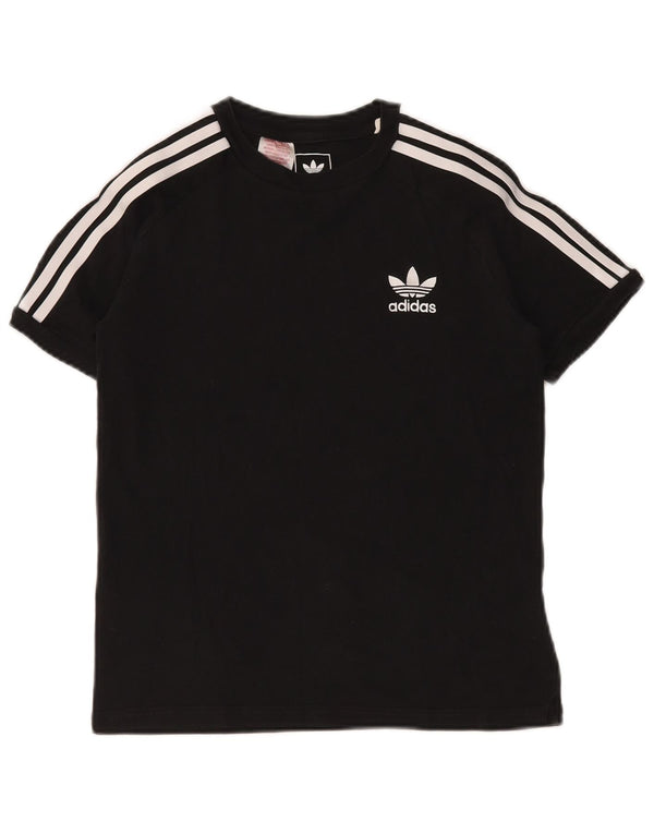 T-shirt chłopięcy ADIDAS 11-12 lat, czarny, bawełniany