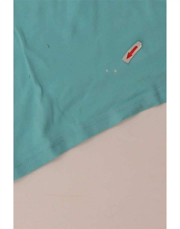 Chłopięcy T-shirt z grafiką Kappa, 8-9 lat, średni niebieski