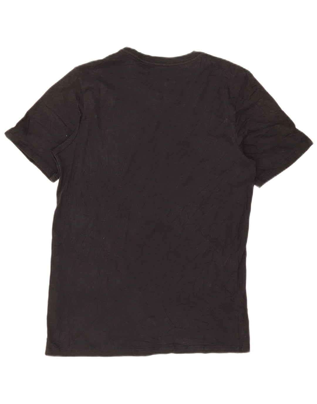 Męski T-shirt NIKE o sportowym kroju, mały, czarny, bawełniany