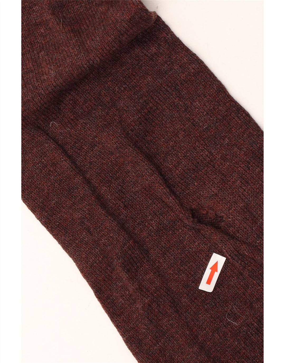 Marks & Spencer Męski sweter z zamkiem błyskawicznym XL, bordowa, nakrapiana wełna jagnięca