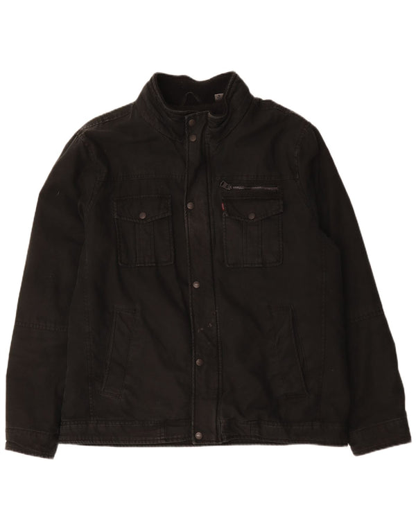 Męska kurtka użytkowa Levi's UK 42 XL, czarna, bawełniana