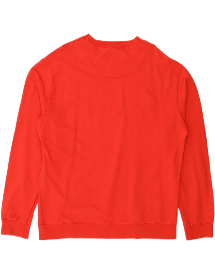 RIFLE Mens Heritage Graphic Sweatshirt Jumper XL Red Cotton