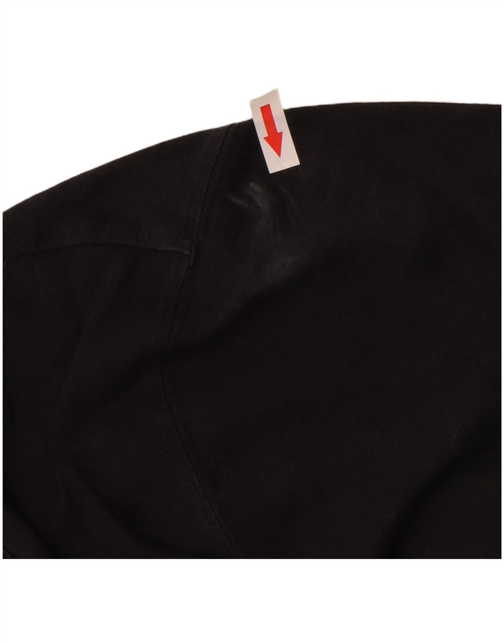 Męski T-shirt z grafiką Nike, duży, czarny, bawełniany