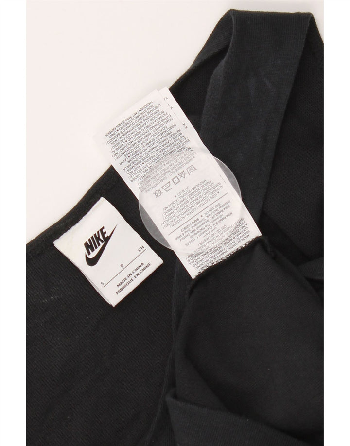 Damska kamizelka Nike Crop Oversized Top UK 10, mała, czarna bawełna