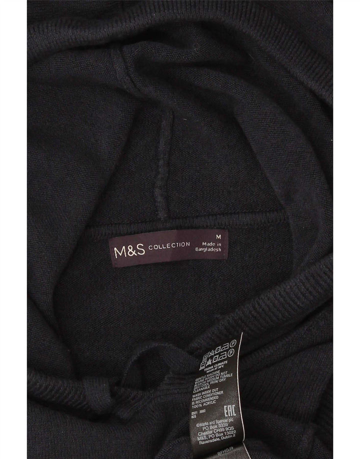 Damski sweter z kapturem Marks & Spencer UK 14, średni granatowy akryl