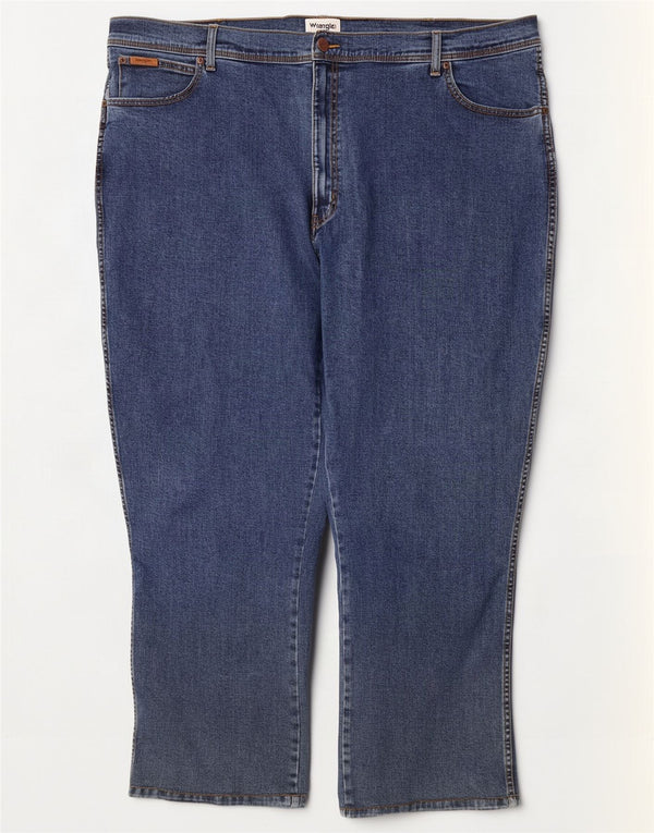 Męskie jeansy Wrangler Texas Straight W50 L32 Niebieskie, bawełniane