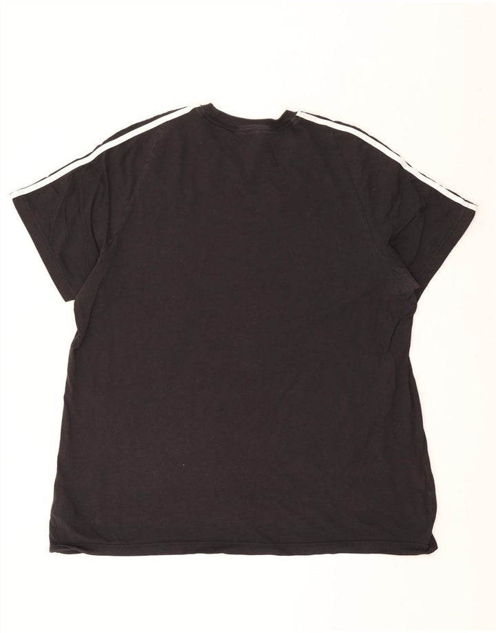 Adidas Męska koszulka Top 2XL Czarna bawełna