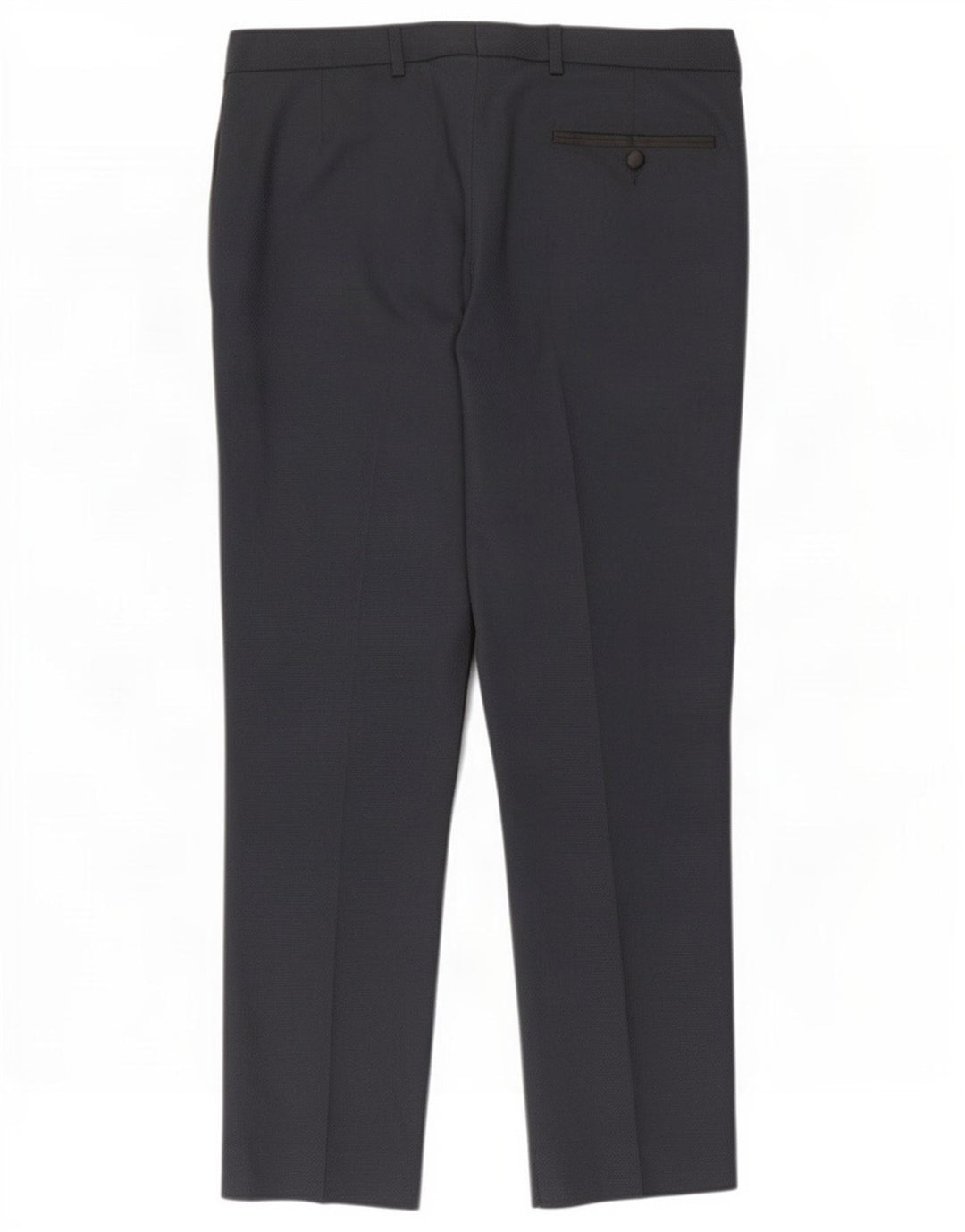 Męskie spodnie casual Marks & Spencer Slim Fit W34 L29 Granatowy poliester