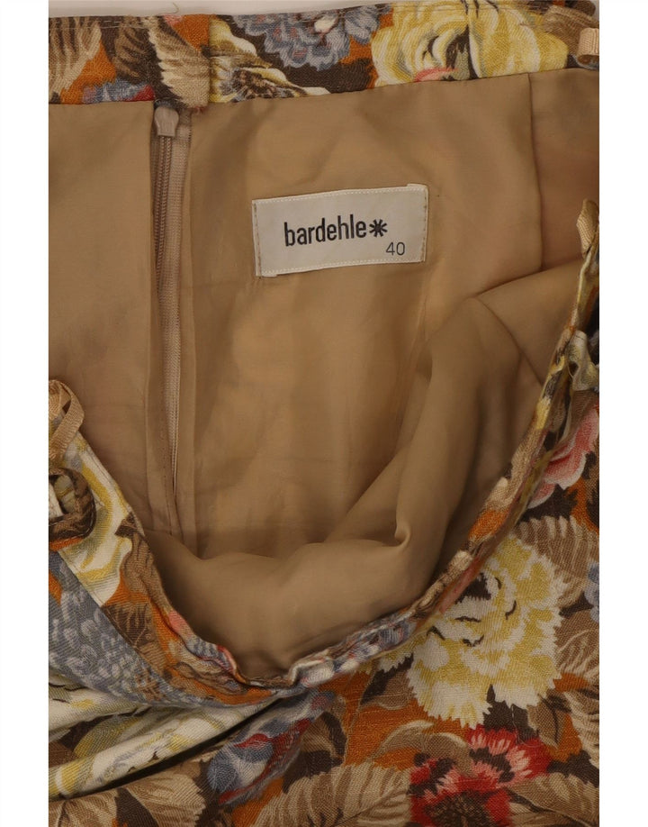 BARDEHLE Womens Pencil Skirt EU 40 Medium W30  Multicoloured Floral Vintage Bardehle and Second-Hand Bardehle from Messina Hembry 